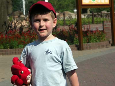 Alex with Pardoes at De Efteling