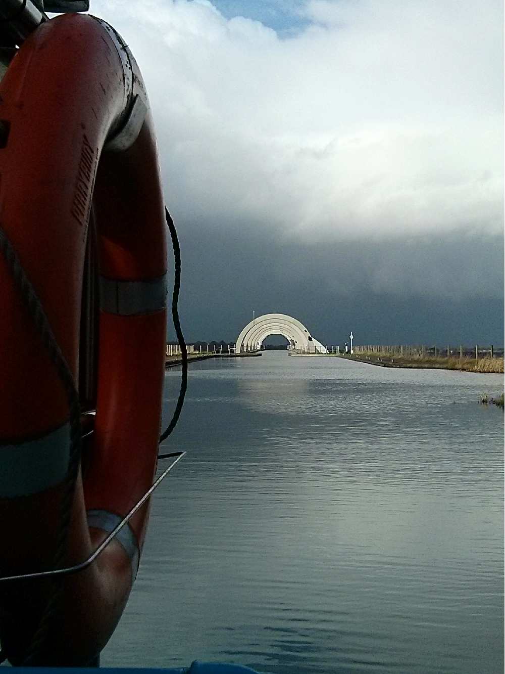 Back towards the boat lift