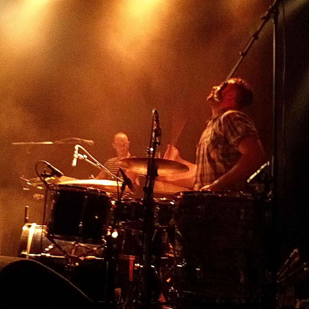 John Hamson Jr (Thumpers) on drums at Paradiso